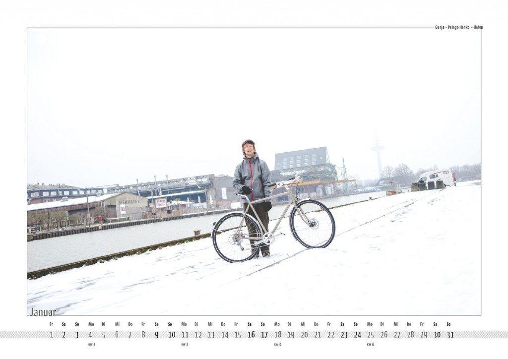Kalender mit außergewöhnlichen Fahrrädern 